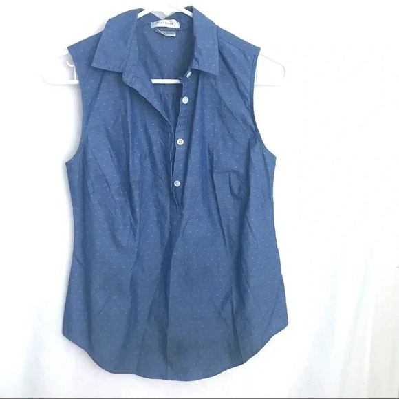 𝅺VAN Heusen Denim Like Tank Size XS - Picture 1 of 4